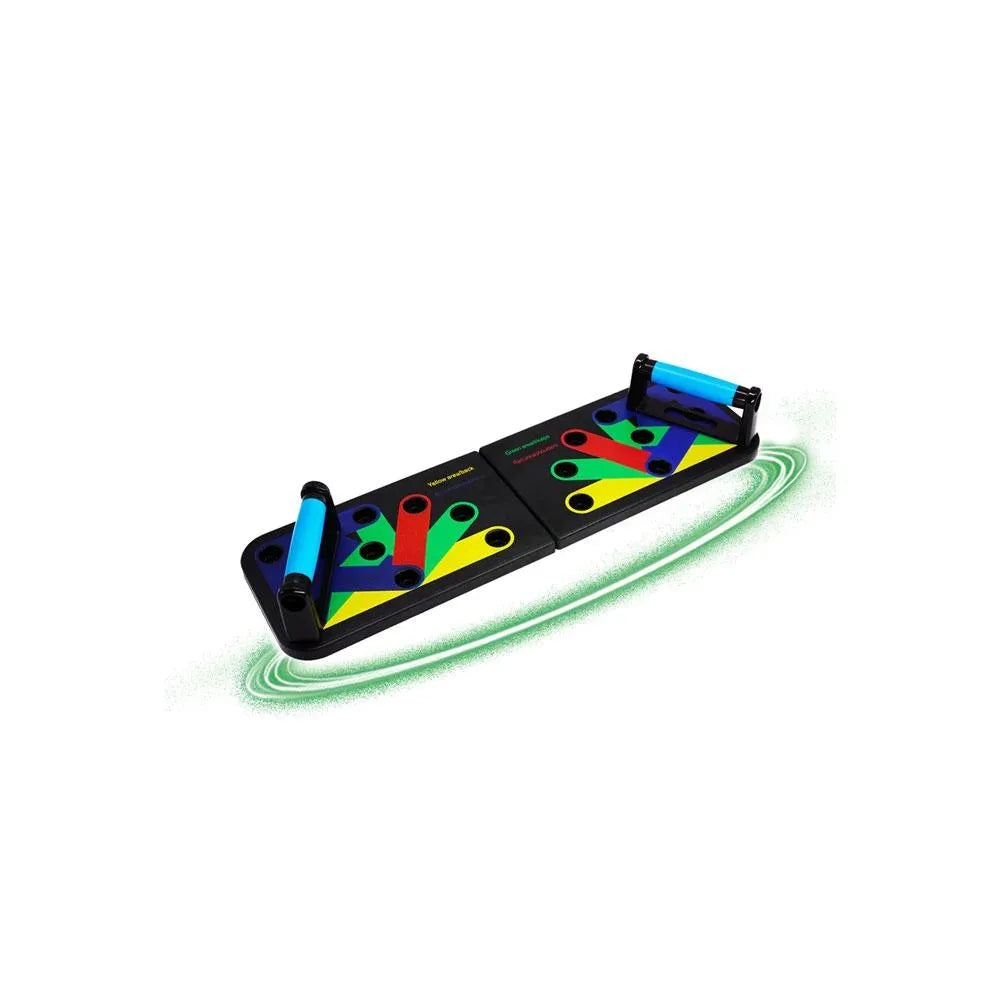 Tabla Plegable para Ejercicio JT-006 Multifuncional | Sistema de Flexiones 14 en 1 para Entrenamiento de Pecho, Espalda, Hombros y Tríceps